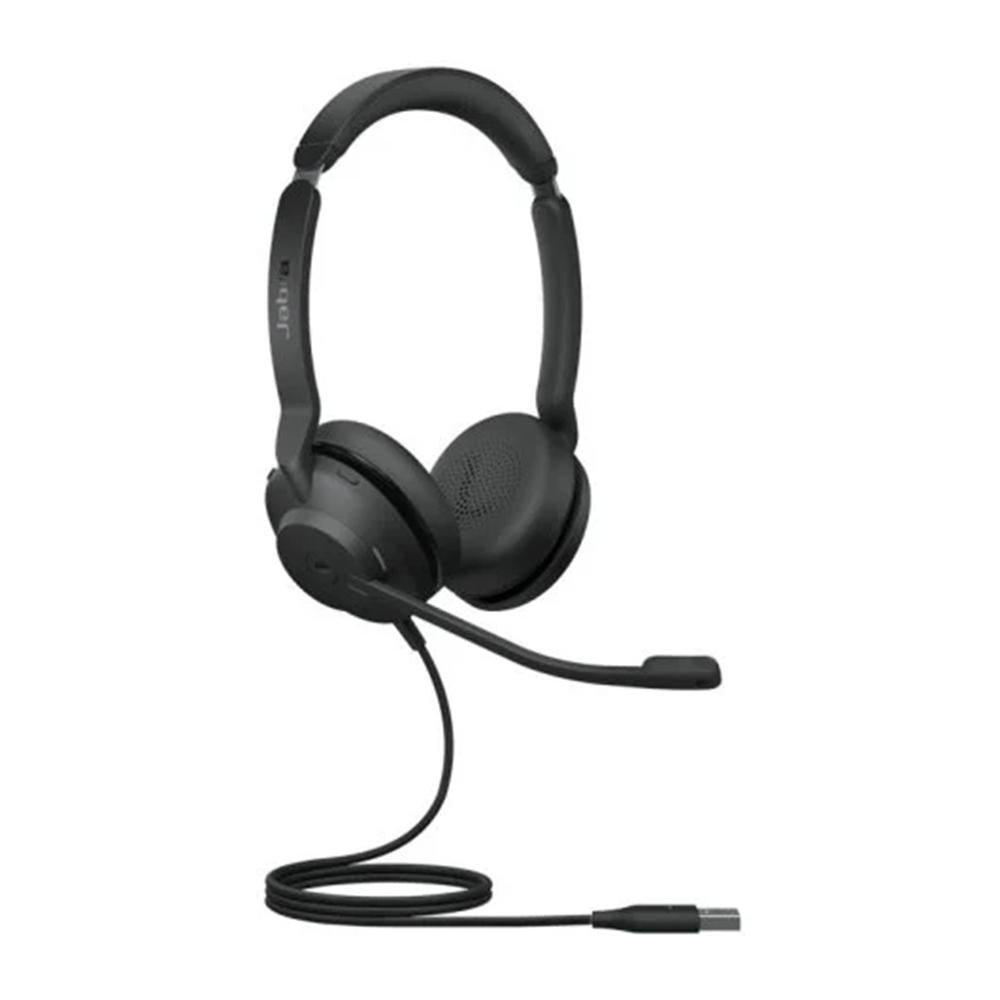 Auriculares Jabra Evolve2 30 MS Duo USB-A Negro con Aislamiento de Ruido