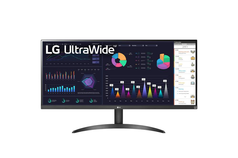 Monitor LG 34WQ500 34" Ultrawide Full HD IPS 2560 x 1080, 5ms, Tecnología HDR