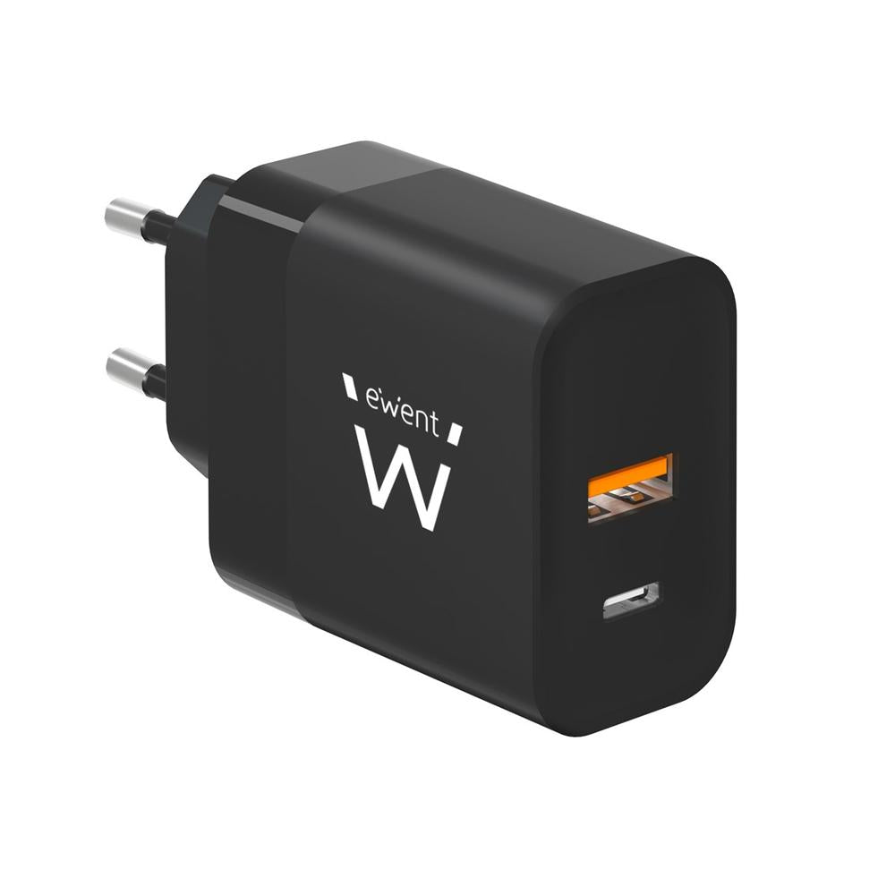 Cargador Ewent EW1327 45W USB Tipo A - USB Tipo C GaN Fast