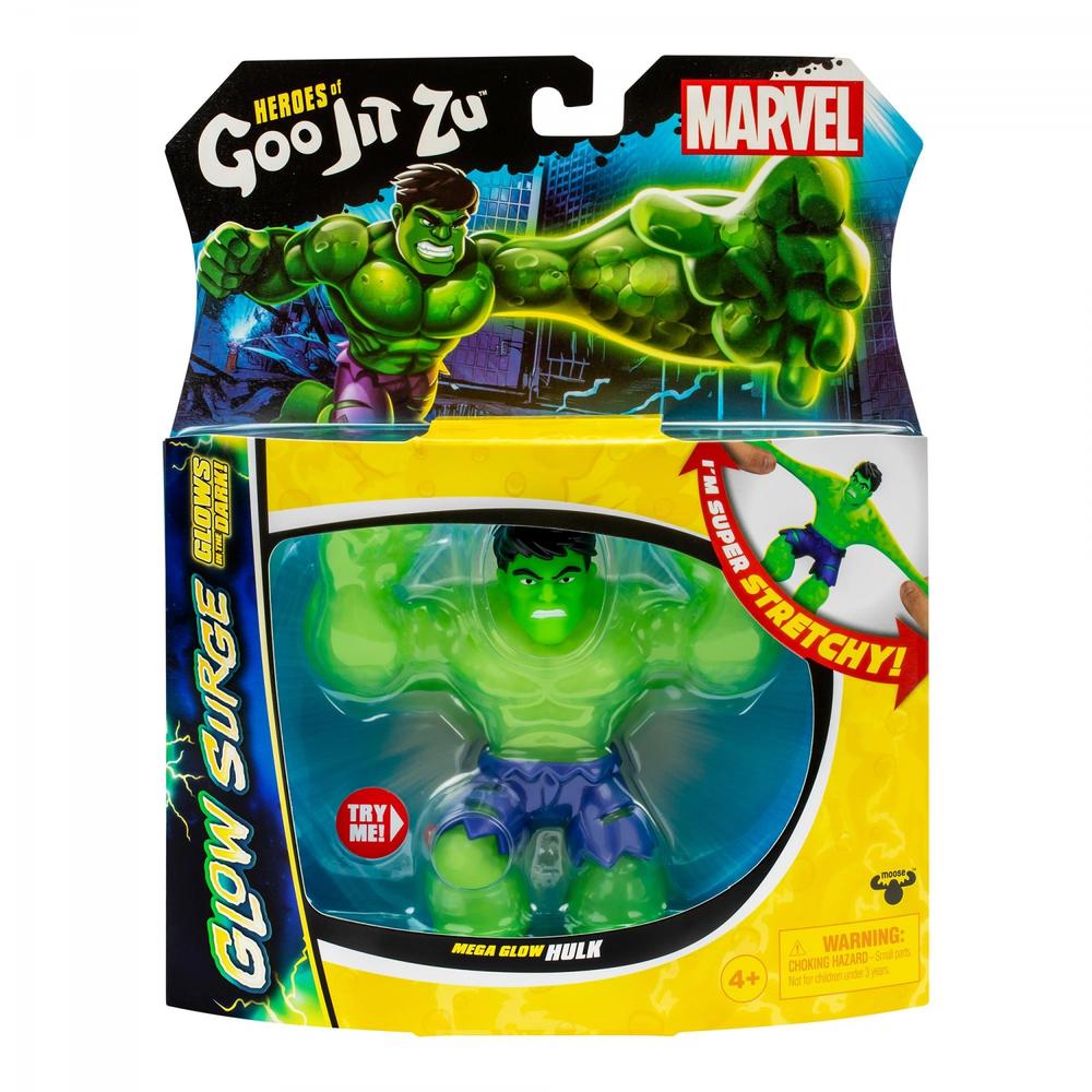Figura Goo Jit Zu DC Hulk Glow Surge - Brilla en la Oscuridad