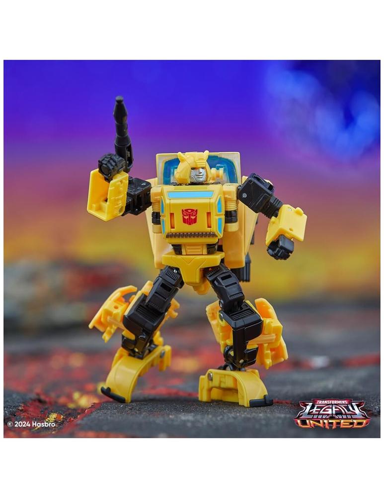 Figura de Acción Transformers Legacy United Deluxe Origin Bumblebee