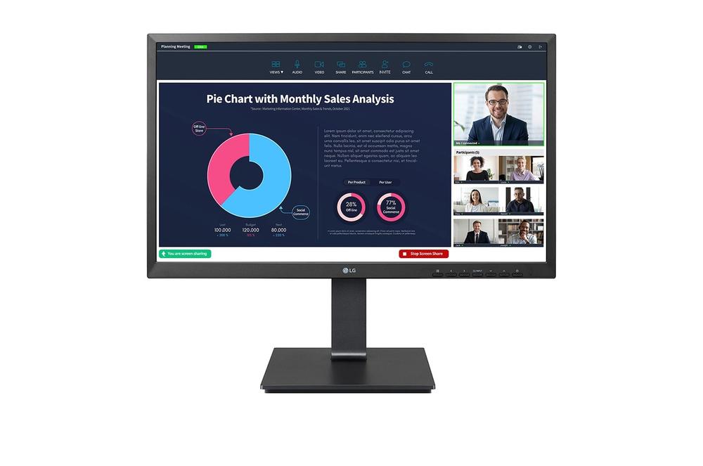 Monitor LG 24BP75CP de 23.8" Full HD con Altavoces, HDMI y USB-C
