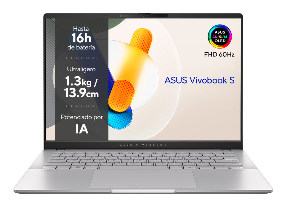 Asus Vivobook OLED M5406NA - Portátil 14" AMD Ryzen 5, 16GB RAM, 512GB SSD, WUXGA
