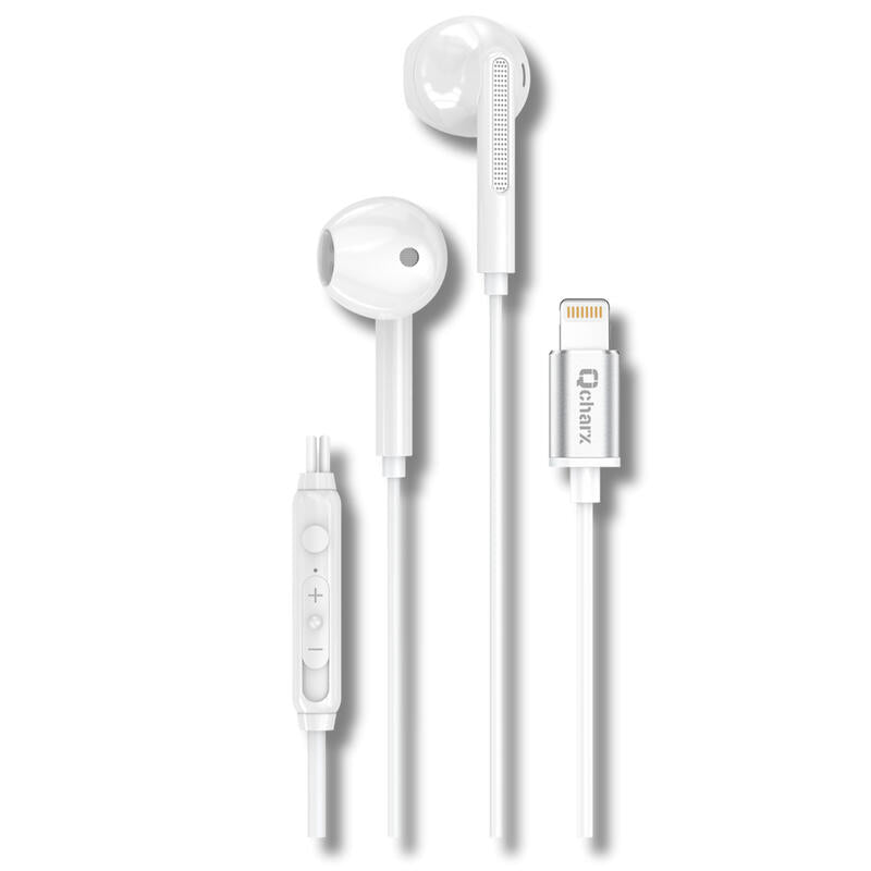 Auriculares Qcharx Beat 2 con Conexión Lightning – Sonido de Alta Calidad