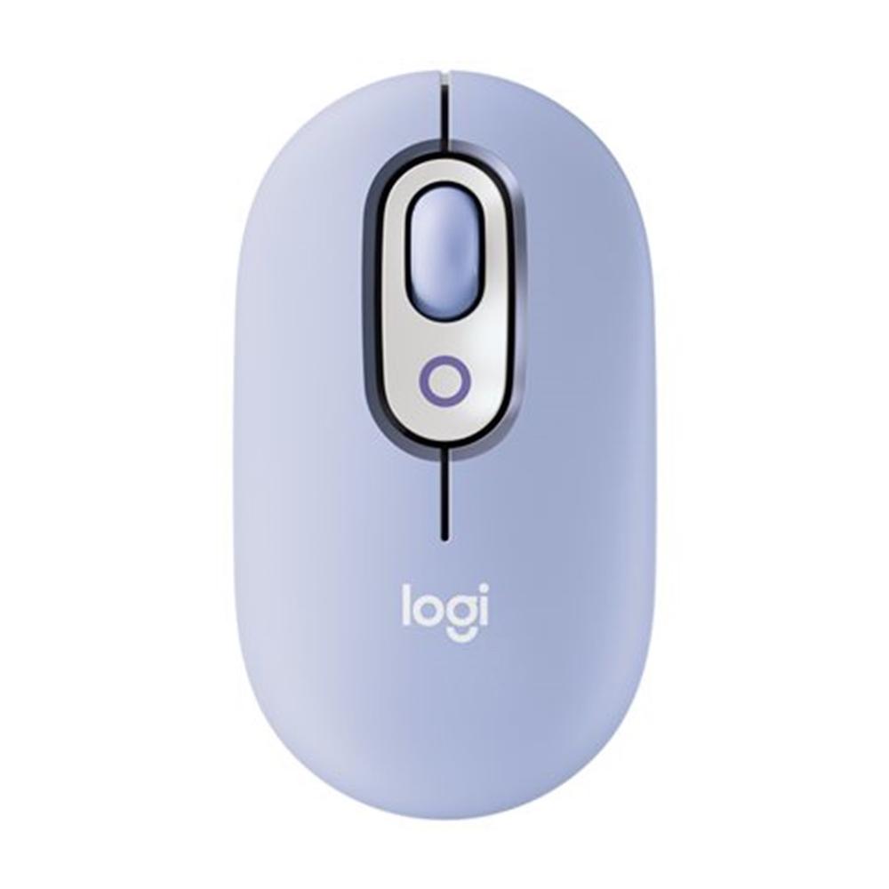 Ratón Inalámbrico Logitech Pop Mouse Lila
