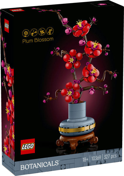 LEGO Icons Flor de Ciruelo: Set de Construcción Floral para Adultos