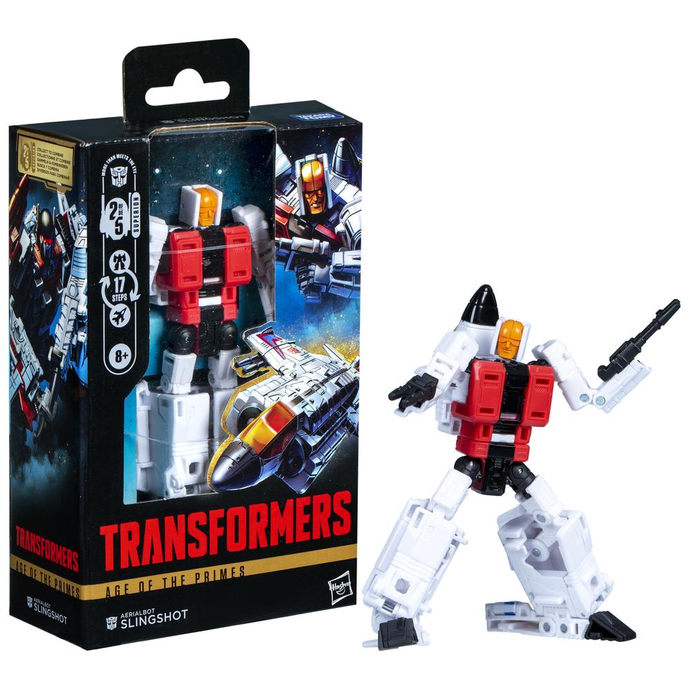 Figura de Acción Transformers Age of the Primes Deluxe Class: Aerialbot Slingshot