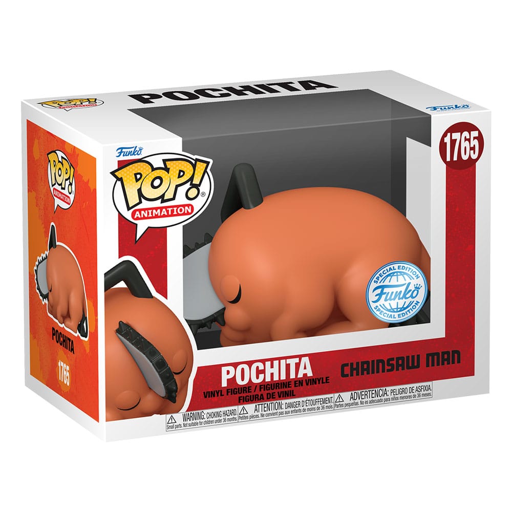 Figura de Vinilo Pochita de Chainsaw Man - 9 cm