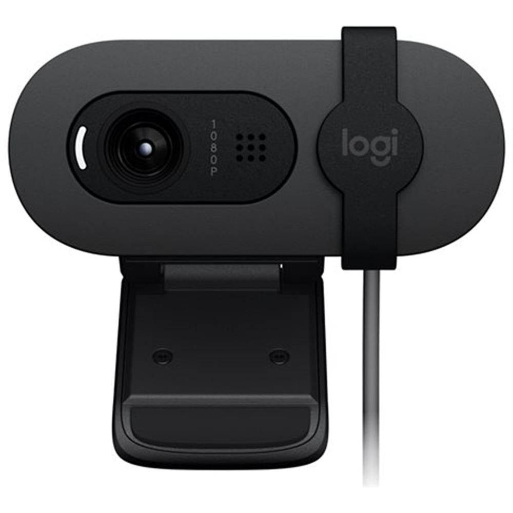 Webcam Logitech Brio 105 Full HD con Micrófono Integrado y Conectividad USB