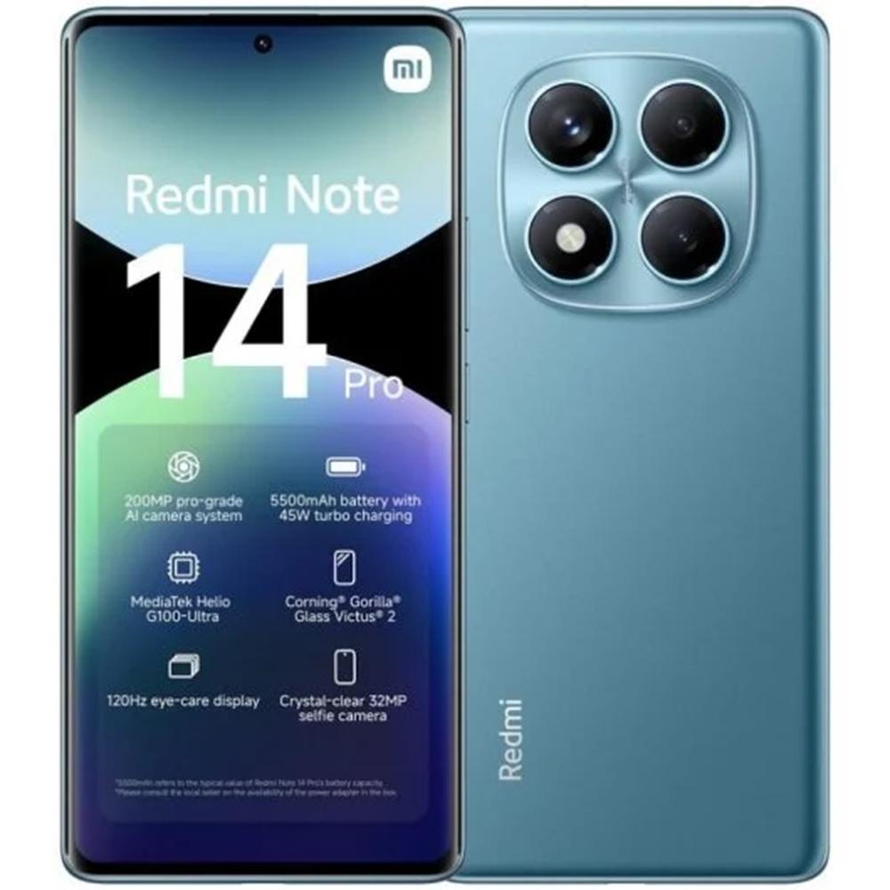 Xiaomi Redmi Note 14 Pro 4G - 8GB RAM, 256GB, Azul