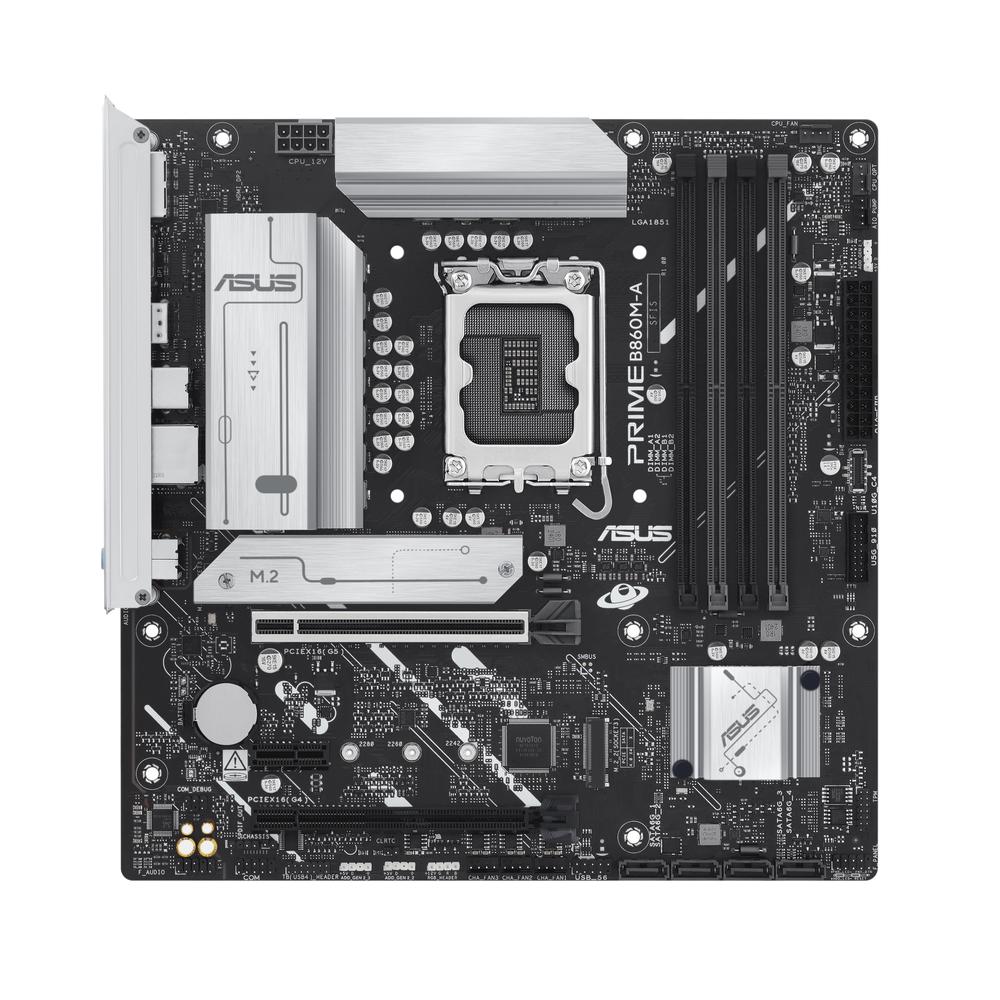 Placa Base ASUS Prime B860M-A-CSM LGA 1851 DDR5 micro ATX con Soporte de 256GB y Conectividad 2.5GbE