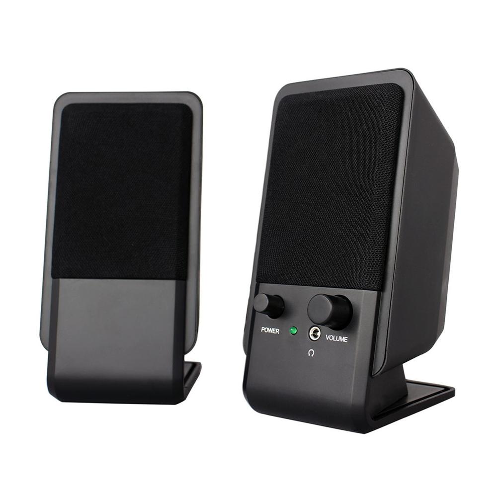 Altavoces Ewent 2.0 EW3528 Negro – Sonido Estéreo Potente y Compacto