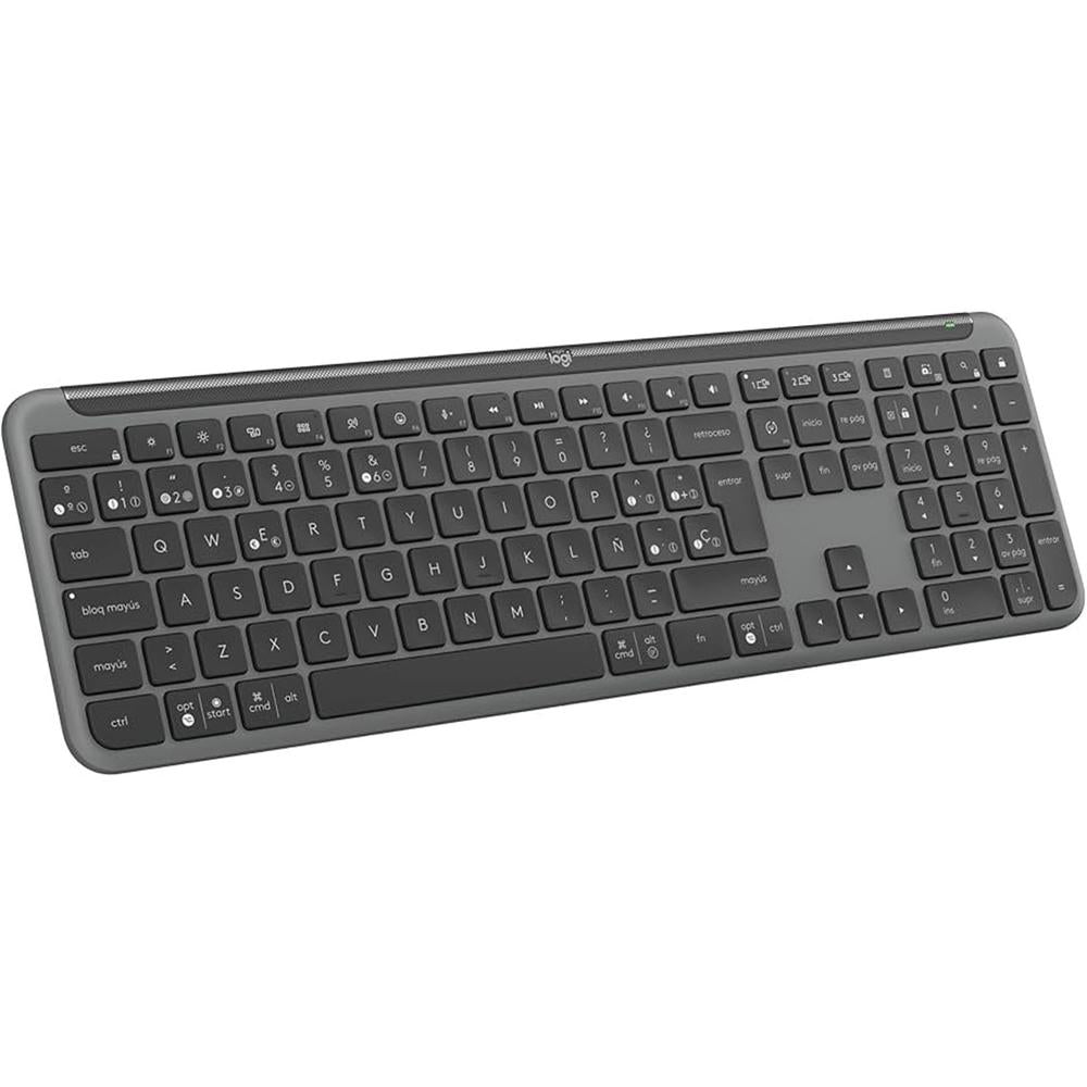 Teclado Inalámbrico Logitech K950 con Tecnología Easy-Switch y Eficiencia Energética