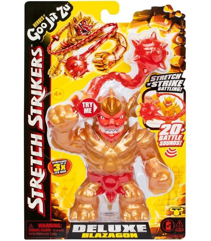 Goo Jit Zu Blazagon Deluxe: Héroe Elástico para Aventuras Sin Fin