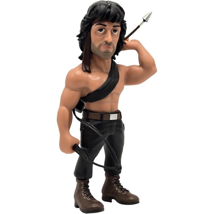 Figura Minix Rambo con Arco y Flechas Explosivas - 12 cm