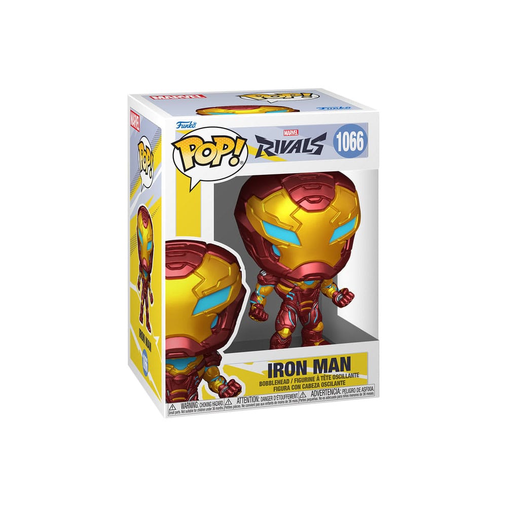 Funko Pop Marvel Rivals Iron Man - Figura Coleccionable de Vinilo de 9 cm