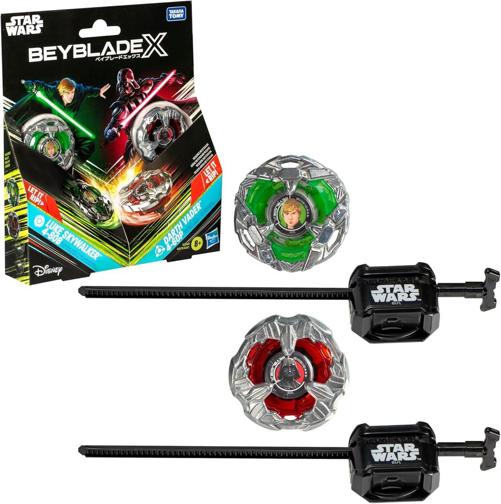 Beyblade X: Luke Skywalker vs Darth Vader de Hasbro