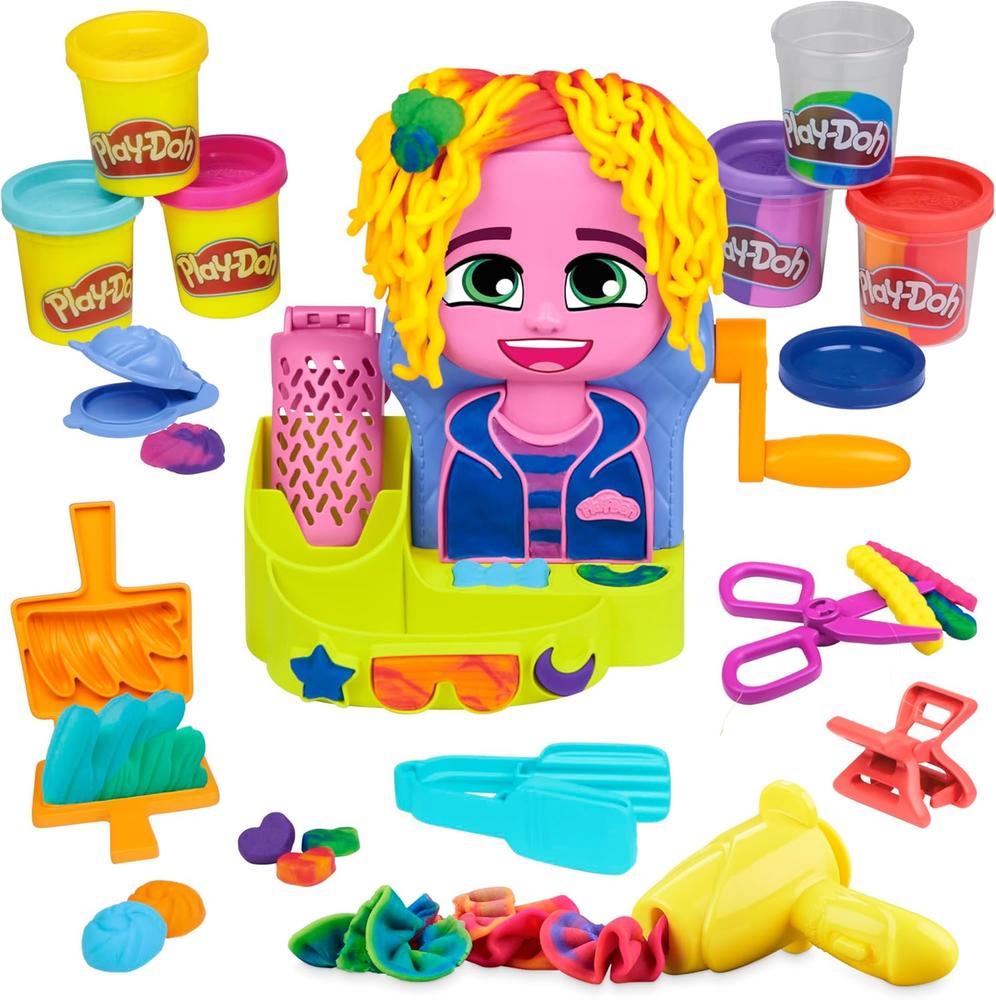 Salón de Belleza Play-Doh: Crea Peinados Divertidos y Coloridos