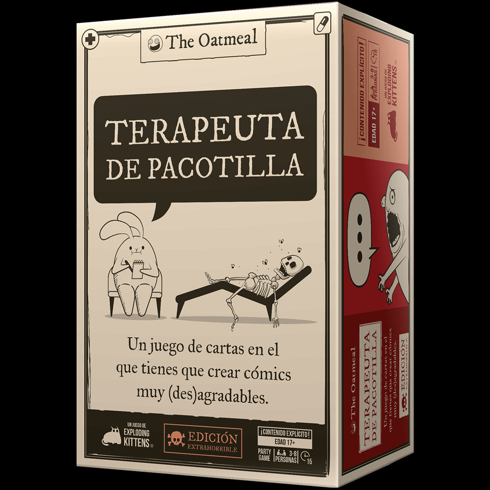 Cómics Desagradables: El Juego de Cartas del Terapeuta de Pacotilla