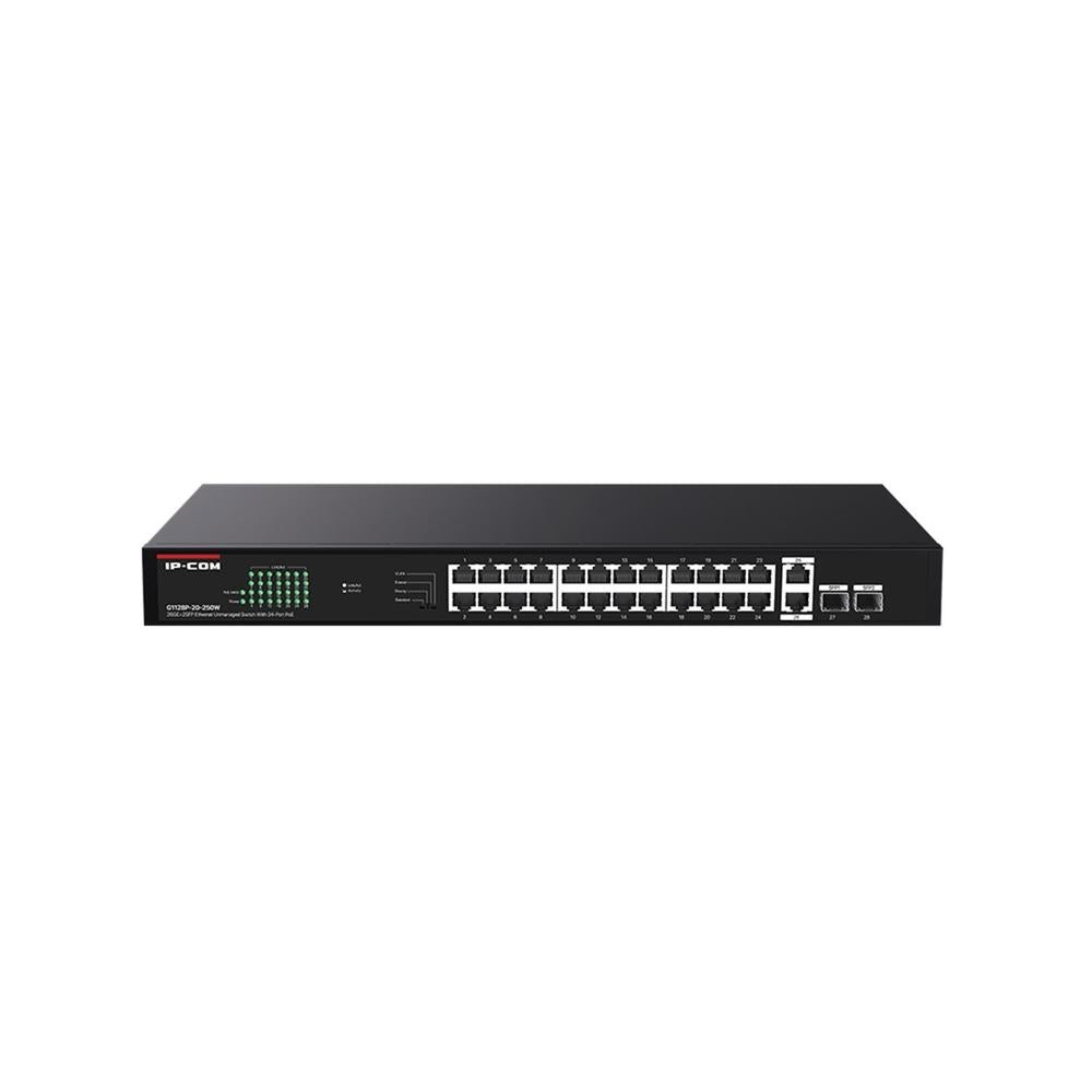 Conmutador Ethernet PoE 24 Puertos - Velocidad Gigabit y Rendimiento Avanzado