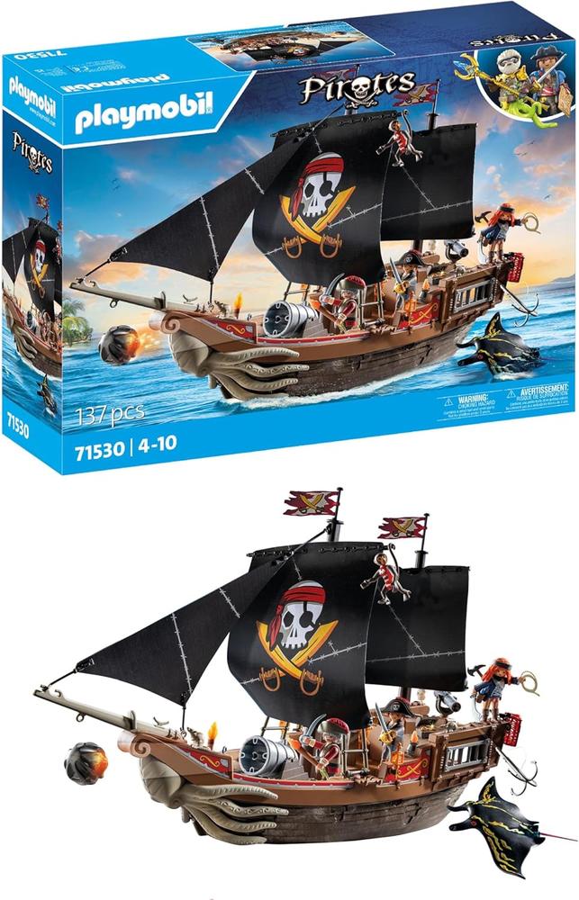Gran Barco Pirata de PLAYMOBIL: Aventura en Alta Mar