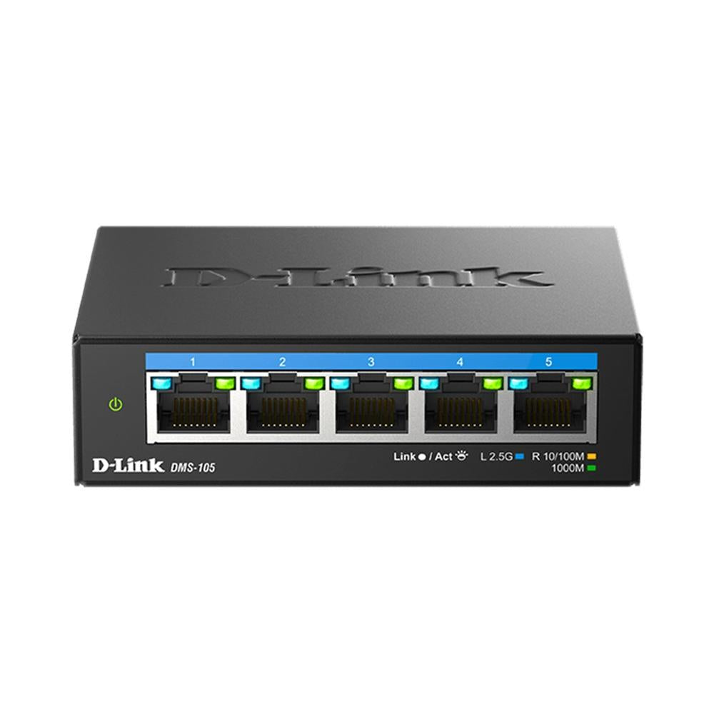 Switch D-Link DMS-105 - Switch Multigigabit 2.5G de 5 Puertos Sin Gestión