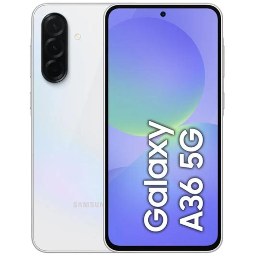 Samsung Galaxy A36 5G - Smartphone Blanco 6GB/128GB, Pantalla 6.7" FHD+ Super AMOLED