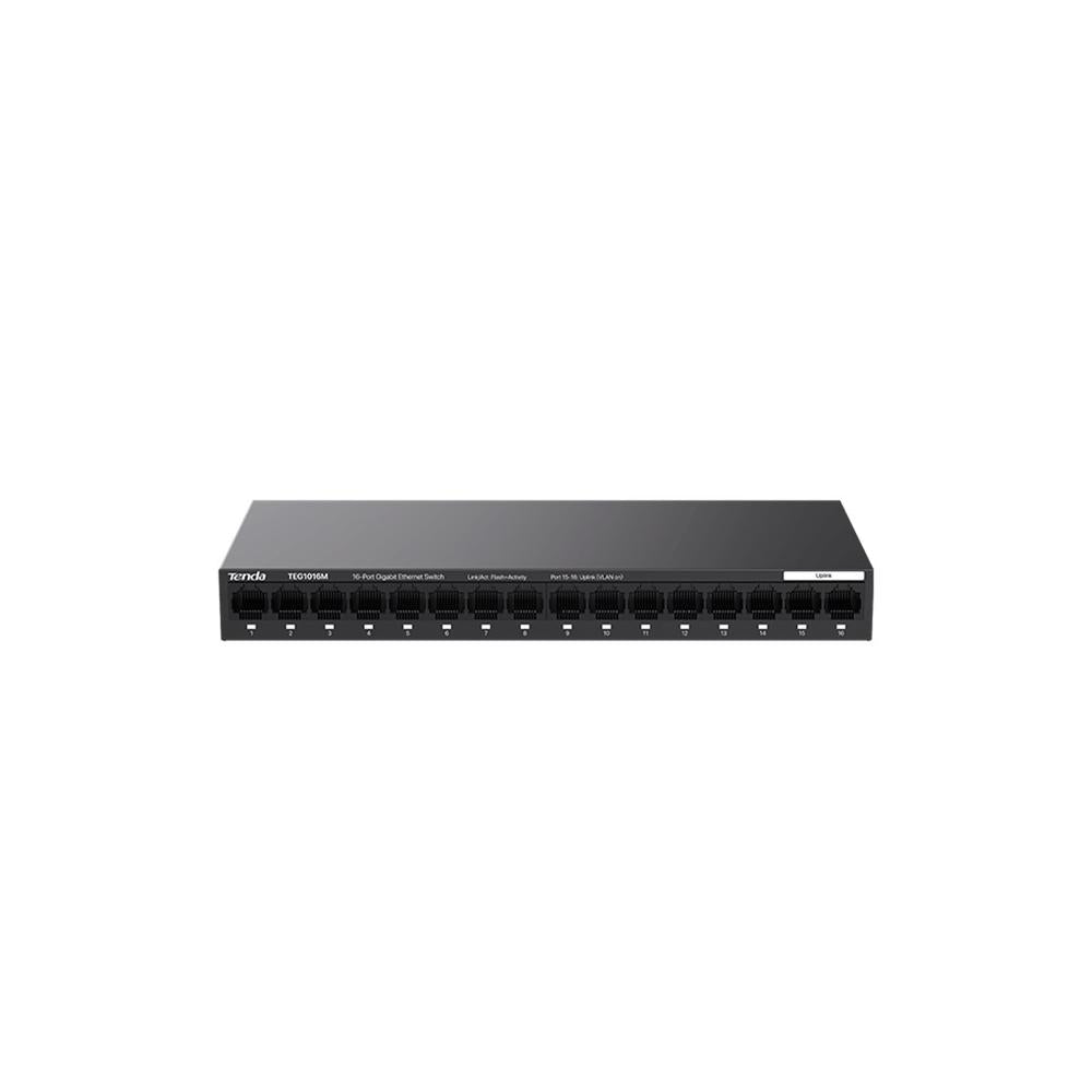 Switch Gigabit Ethernet Tenda TEG1016M de 16 Puertos