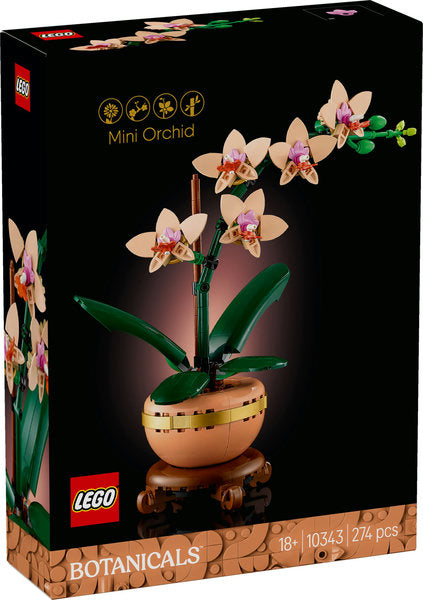 LEGO® Miniorquídea: Kit de Construcción Floral para Decoración Elegante