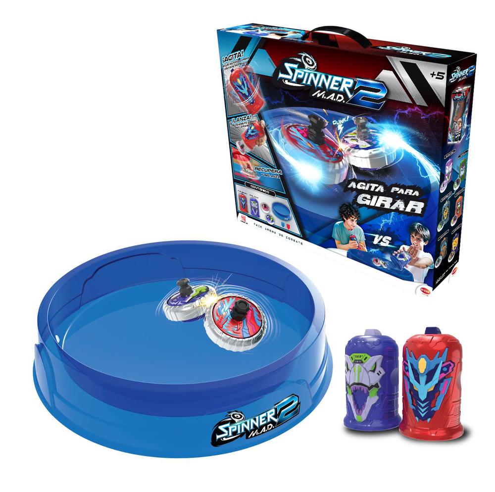Arena de Combate Spinner Mad: Juego de Peonzas para Batallas Épicas