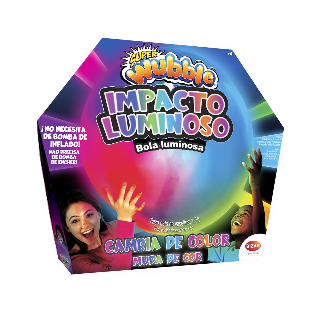 Pelota Gigante Wubble con Efecto Luminoso y Hinchador