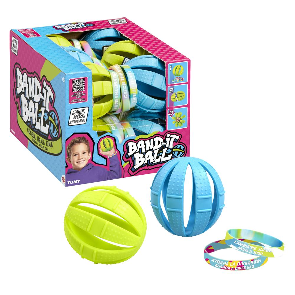 Juego 3 en 1 The Band It Ball - Pelota, Balón de Rugby y Frisbee