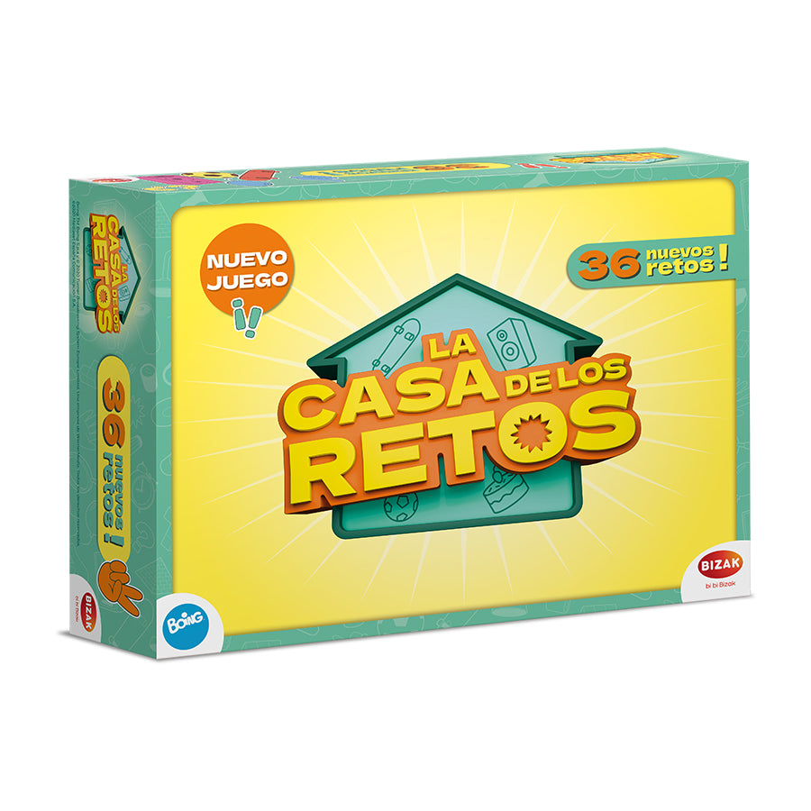 La Casa de Los Retos: Juego de Mesa con 36 Desafíos y 50 Preguntas Nuevas