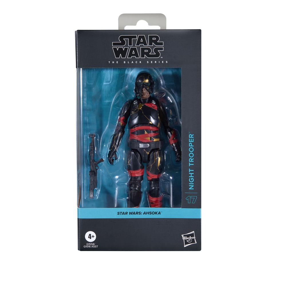 Figura de Acción Ahsoka Night Trooper - Star Wars The Black Series de Hasbro