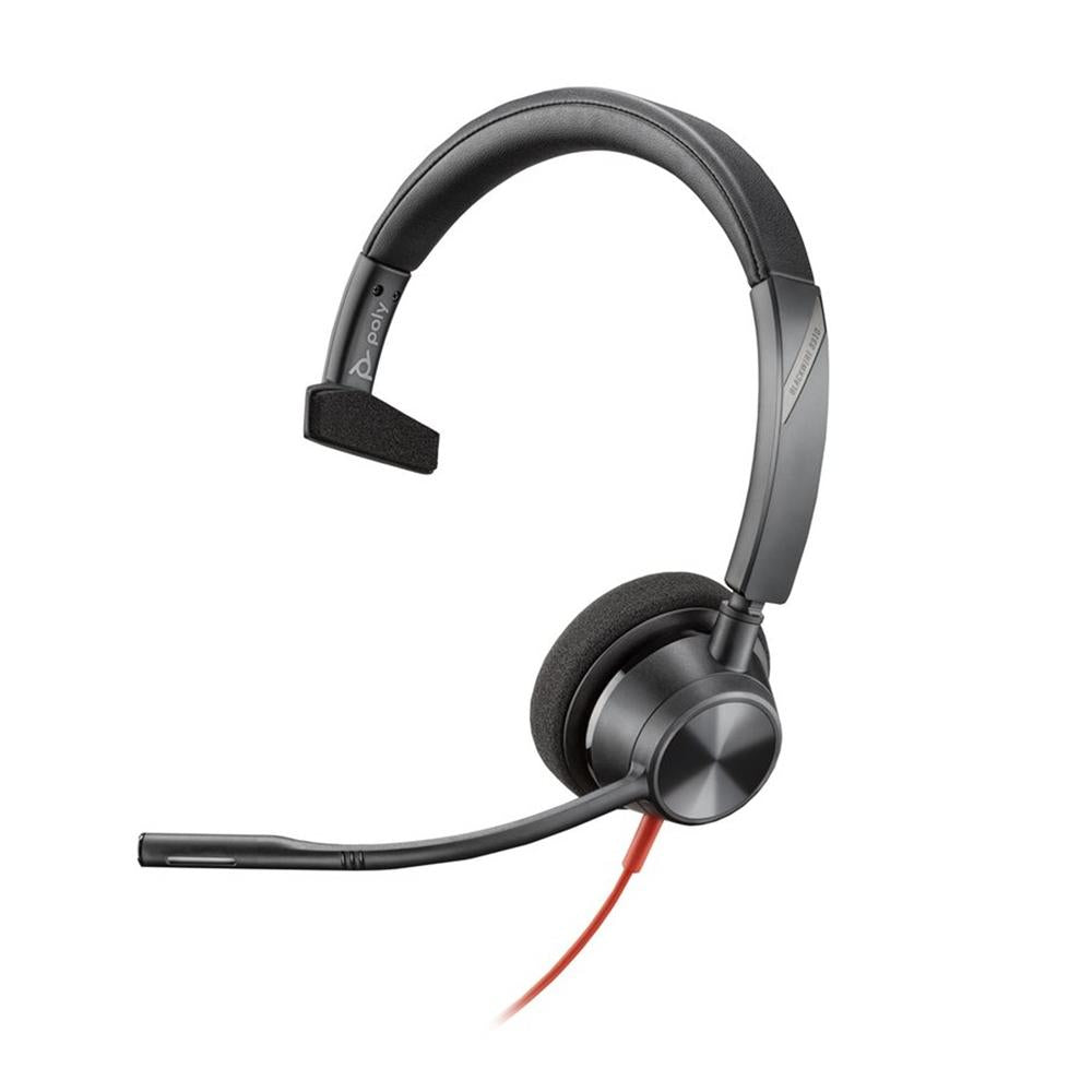 Auriculares Poly Blackwire 3310 Monoaurales USB-C con Certificación Microsoft Teams