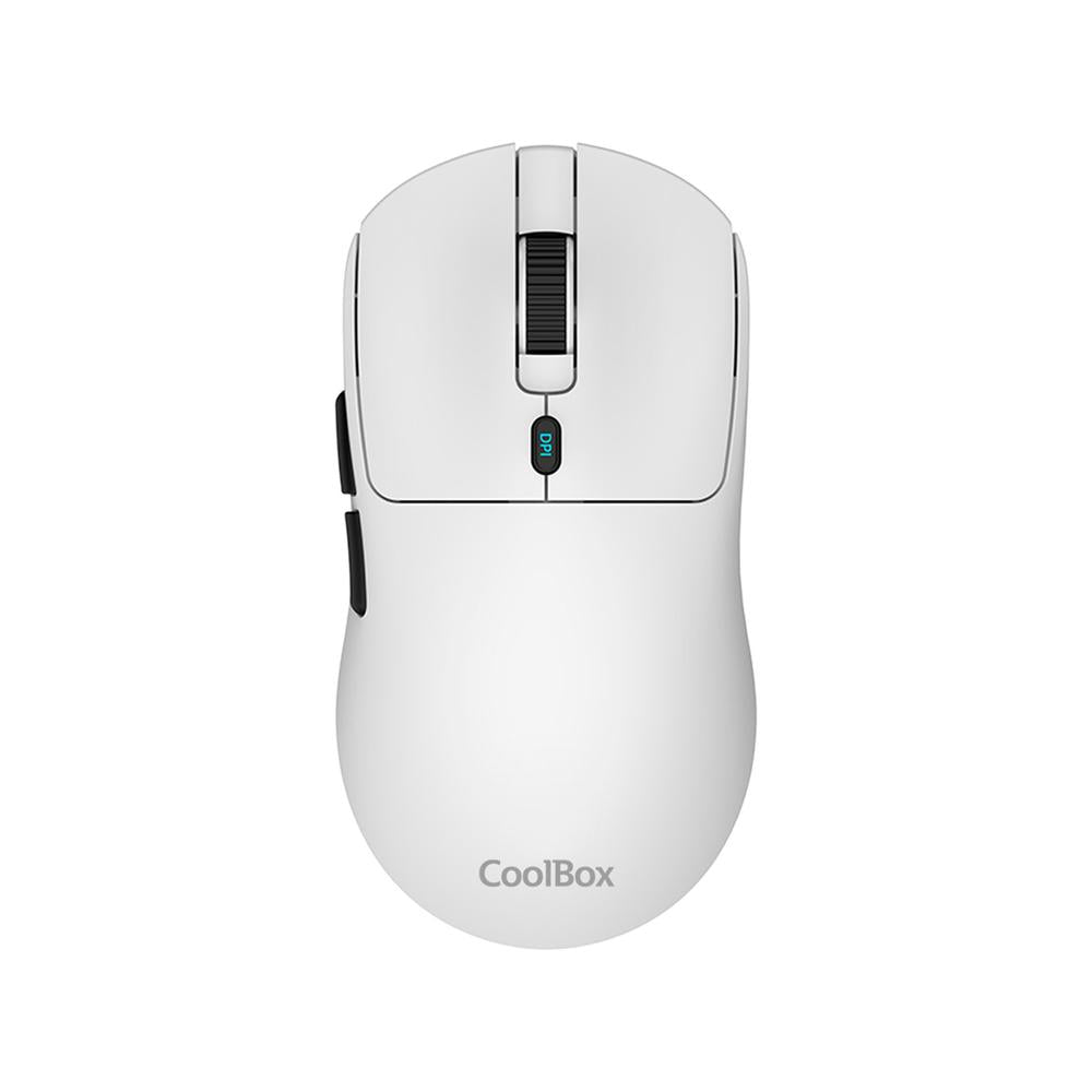 Ratón Inalámbrico Gaming Coolbox W03 Ultraligero Blanco 10000 DPI
