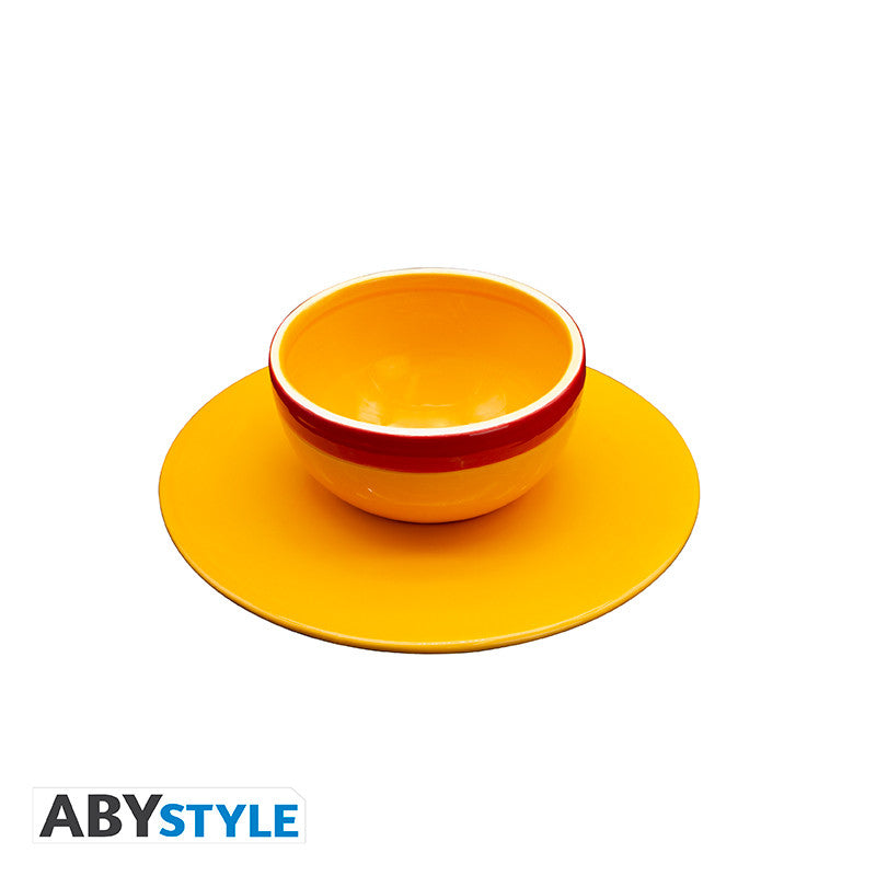 Set de Cuenco y Platillo ABYstyle One Piece - Sombrero de Paja