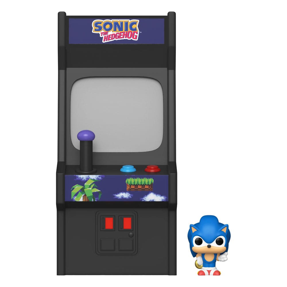 Figura Coleccionable Bitty POP! Arcade Sonic en Estuche Acrílico