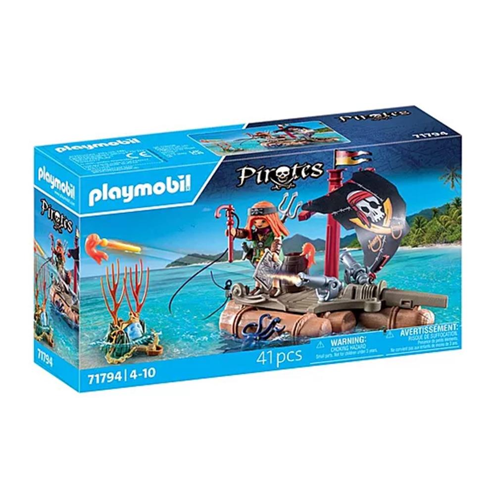 Bote Pirata con Tesoro y Figuras de Playmobil