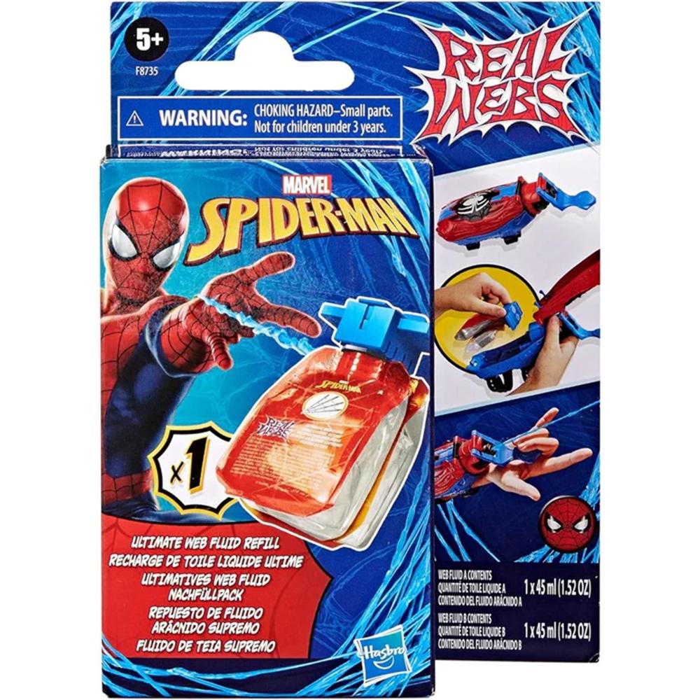 Recambio de Líquido Telarañas para Lanzador Spider-Man Real Webs