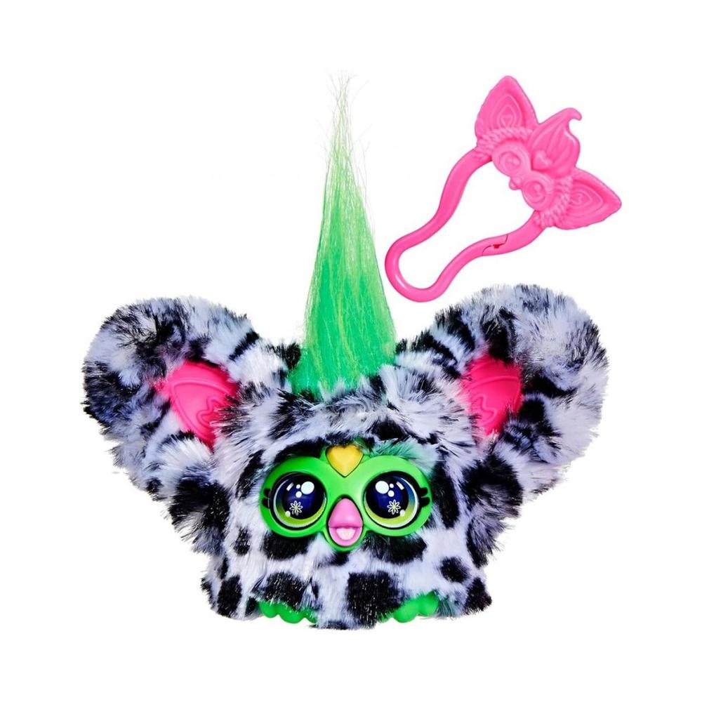 Mini Furby Furblet Moo Boo: Juguete Interactivo Musical con Clip de Llavero