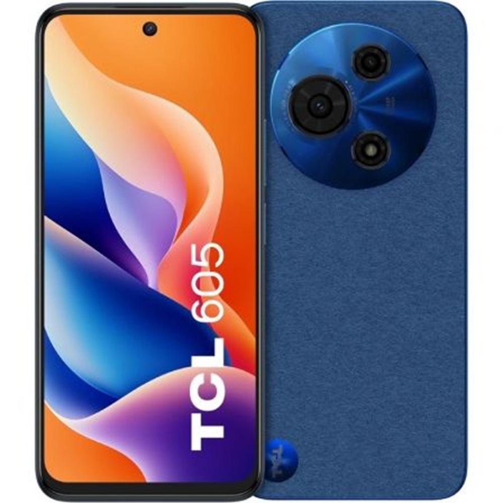 TCL 605: Smartphone 4GB RAM, 128GB, Pantalla 6.7" HD+, Cámara 50MP, Azul