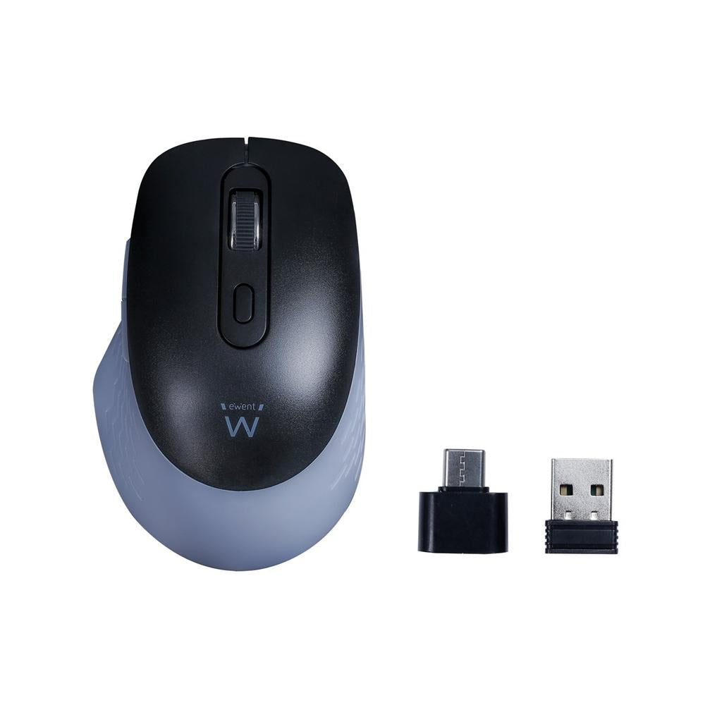 Ratón Inalámbrico Ewent EW3243: Conexión Triple y Diseño Silencioso
