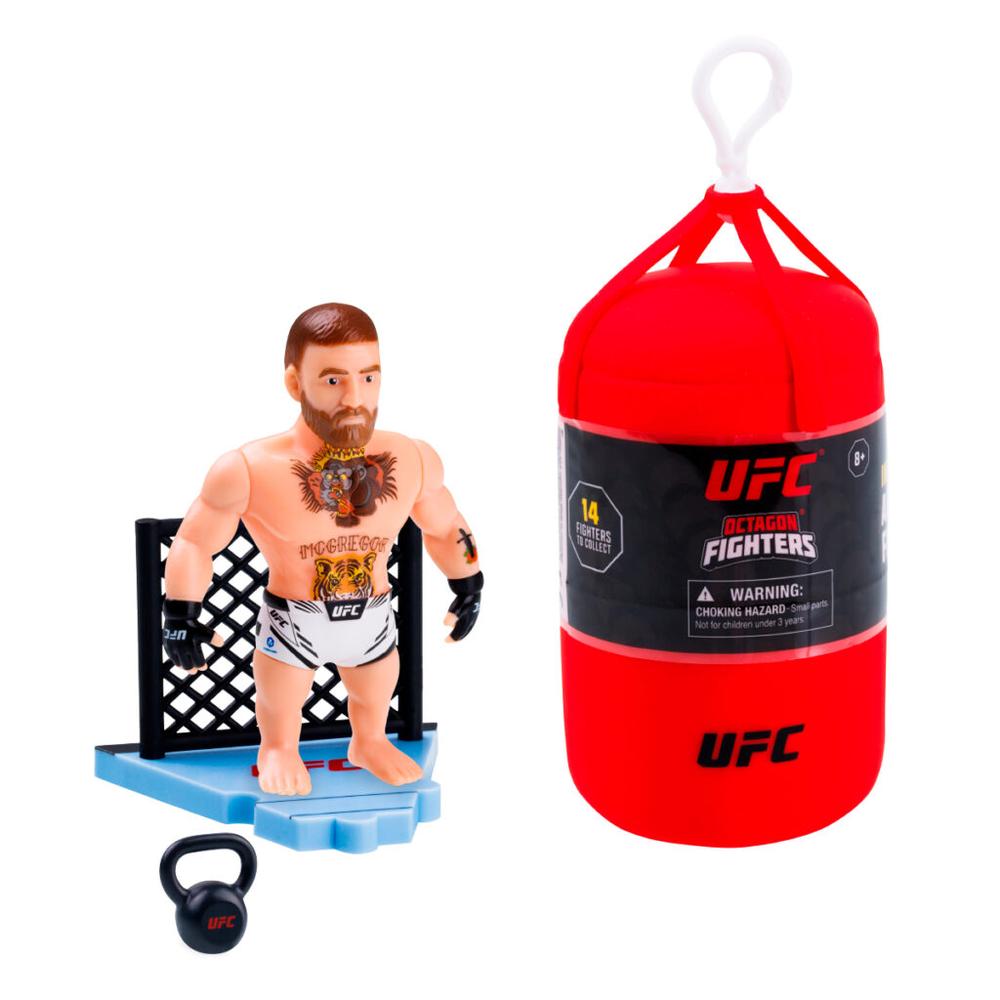 Saco de Boxeo UFC con Figura Articulada y Base de Jaula