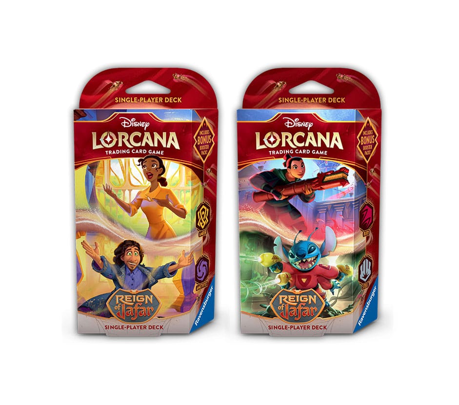 Mazos de Inicio Disney Lorcana - Reinado de Jafar (Expositor de 8 Unidades)