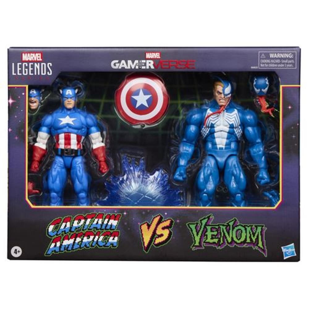 Pack Marvel Legends Gamerverse: Capitán América vs Venom