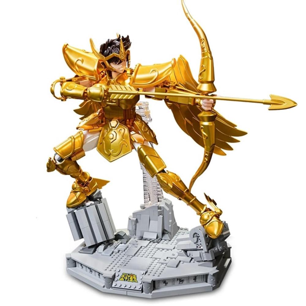 Set de Construcción Sagittarius el Arquero Dorado - Pantasy, 40 cm, 776 Piezas