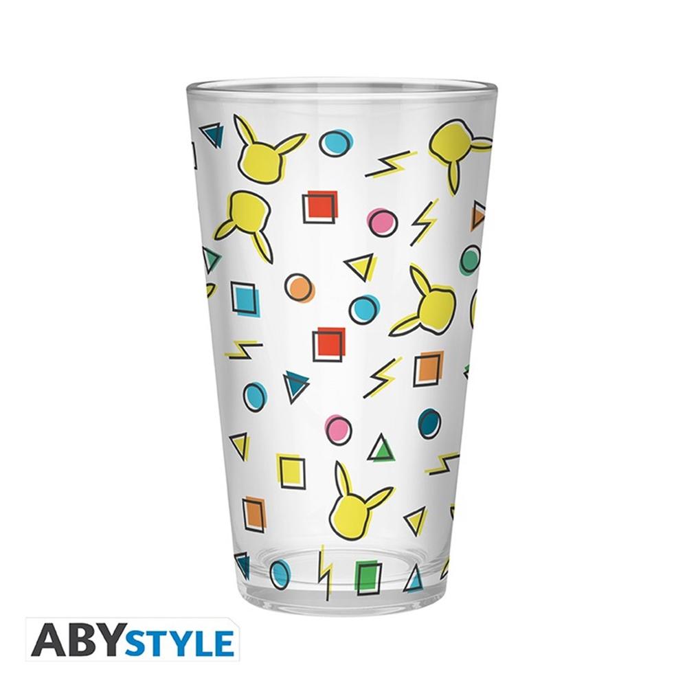 Set de 2 Vasos Pikachu ABYstyle 400ml en Vidrio de Alta Calidad