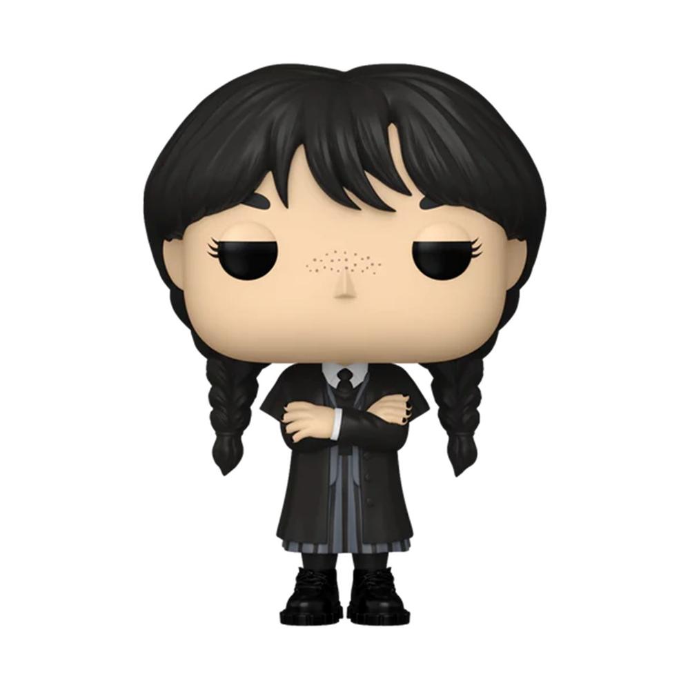 Figura POP! Wednesday Addams con abrigo negro - Serie Netflix