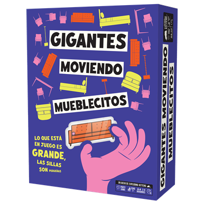 Juego de Mesa Gigantes Moviendo Mueblecitos - Exploding Kittens